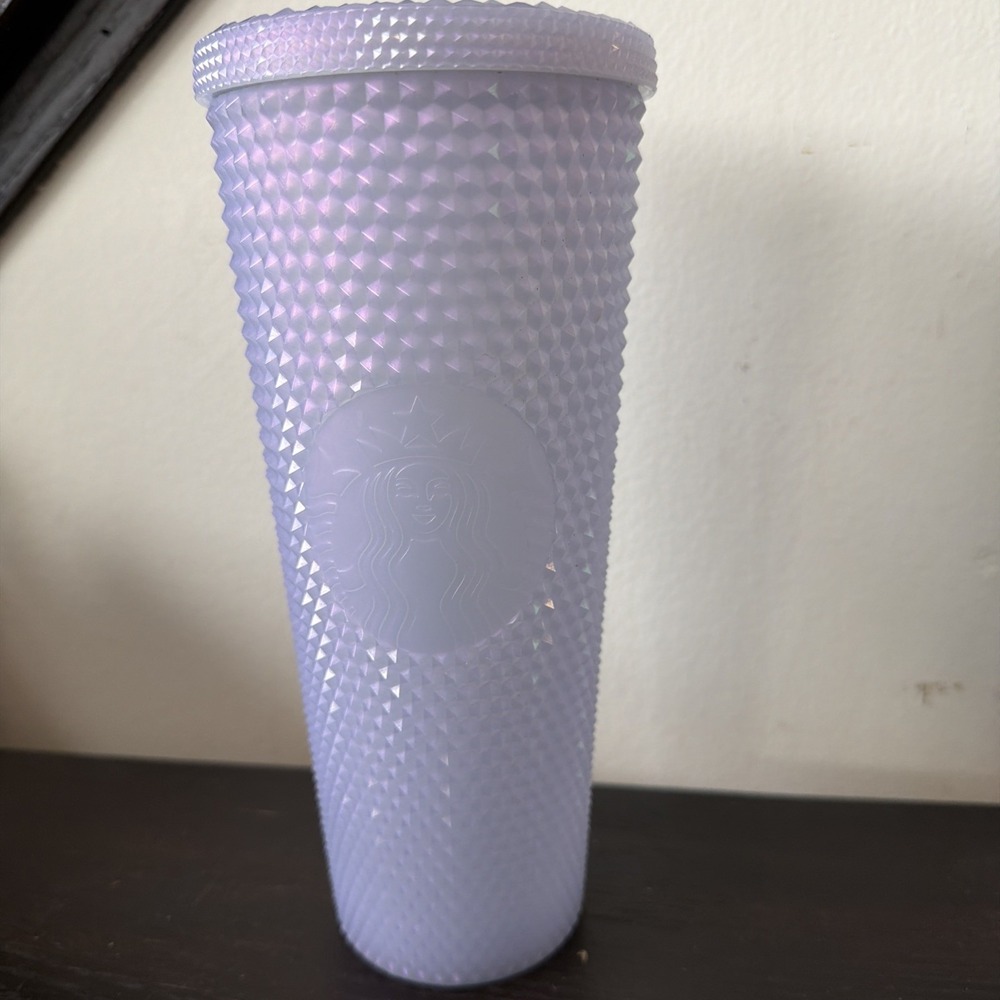 Starbucks 2021 Icy Lilac Studded 24oz Tumbler Christmas Holiday‎ - NO STRAW